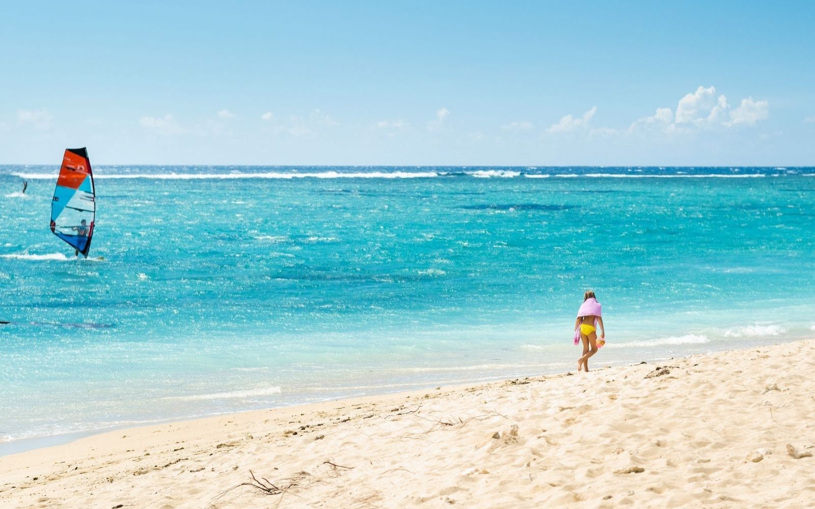 Beautiful tropical scenery in Mauritius, perfect for vacation and travel