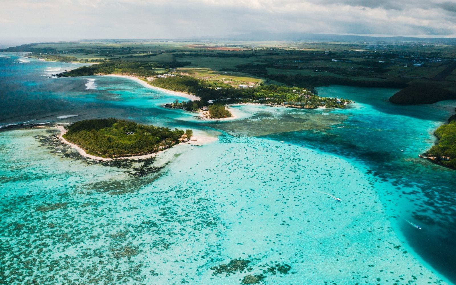 Beautiful tropical scenery in Rodrigues, perfect for vacation and travel